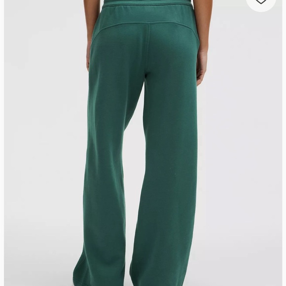 Scuba mid rise wide leg pant regular 5’4”-5’8” in storm teal - Picture 2 of 3